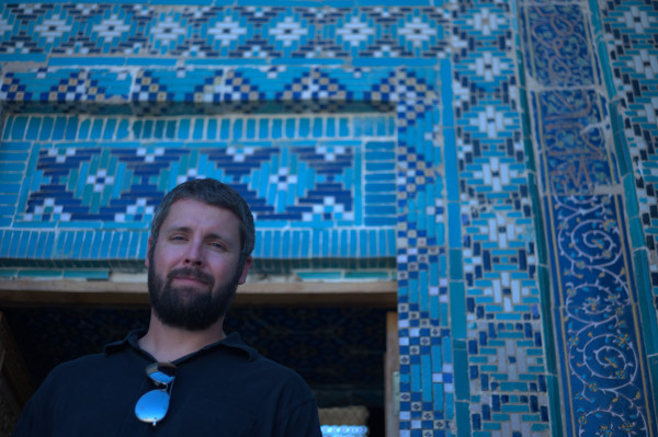 Matt at the Avenue of Mausoleums